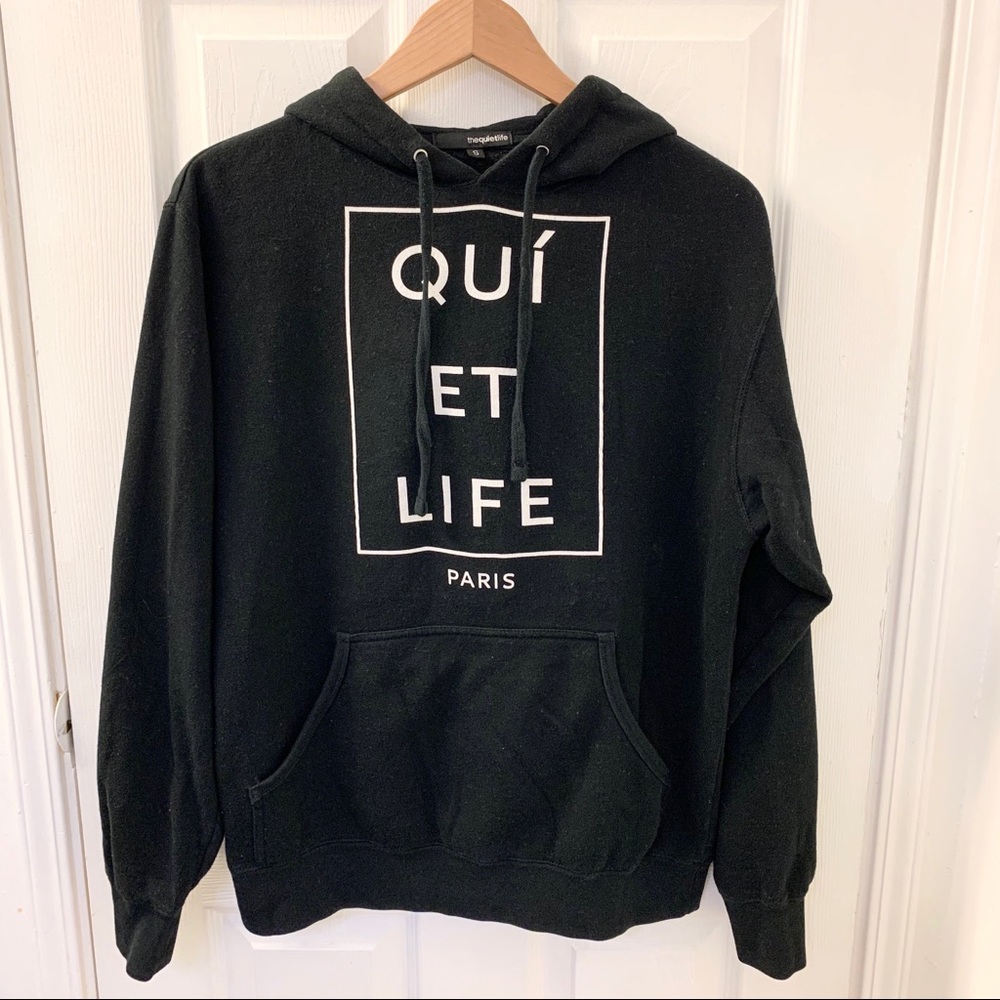 Quiet Life Paris Black Hoodie Sweatshirt